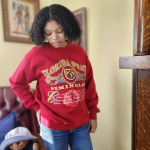Vintage Florida State University Seminoles Crewneck Sweater - Women's Medium